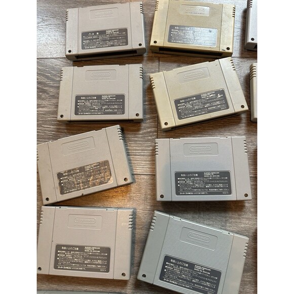 Vintage Japanese Nintendo Super Famicom video game  - BIG LOT of 25 - US Seller - Picture 9 of 14